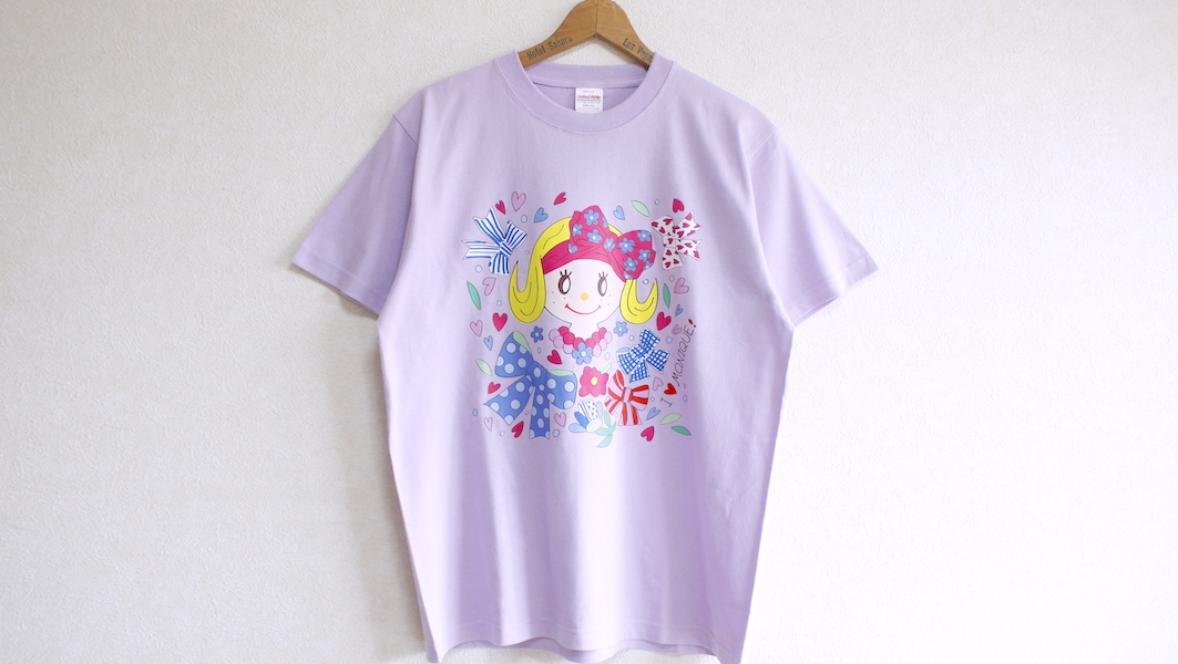 オリジナルTシャツ☆モニーク x パープル(M)