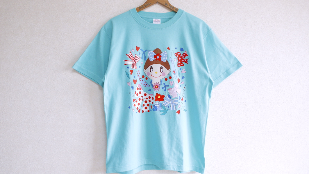 オリジナルTシャツ☆エヴィ x ミントグリーン(M)