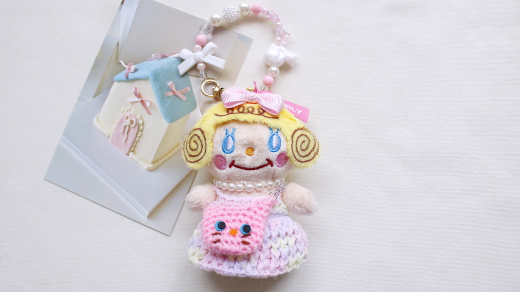 いちごちゃんぬいぐるみチャーム☆キャットポシェット(ピンク)