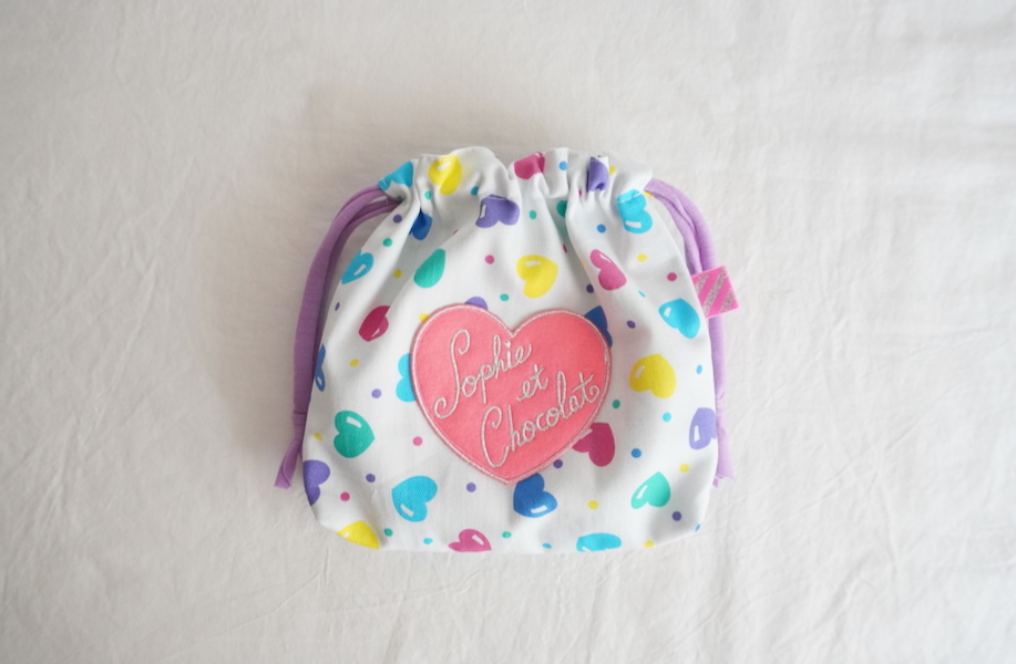 Sophie et Chocolat☆巾着/ファンシーハート