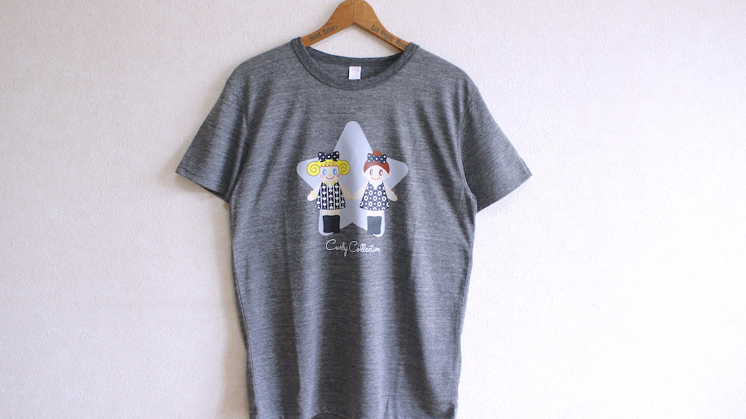 GT☆オリジナルTシャツ☆ブーティーいちごちゃん＆エヴィ/ヘザーブラック(L)