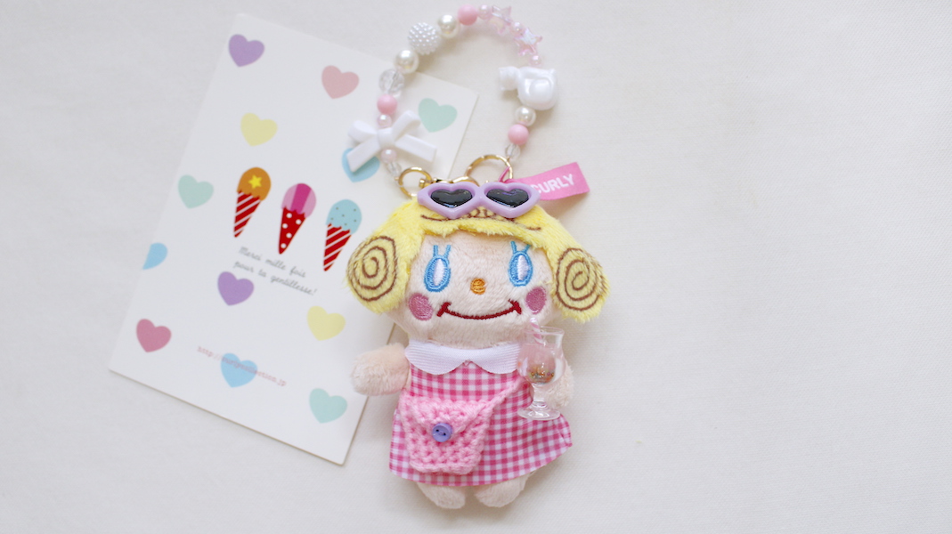 ☆coco shop☆ AKANEISHIGA ぬいぐるみチャーム ぬいぐるみチャームロジータ（キーケース/キーホルダー