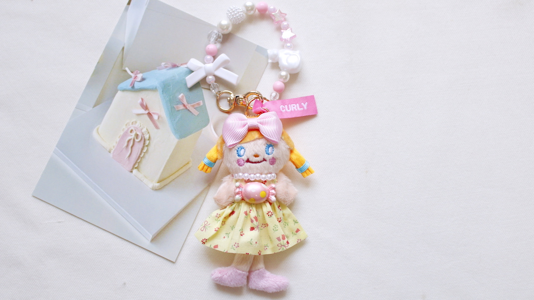 カーリーコレクションマスコットチャーム　ピピちゃん マスコットチャーム☆ピピ x キャンディ - カーリーコレクション