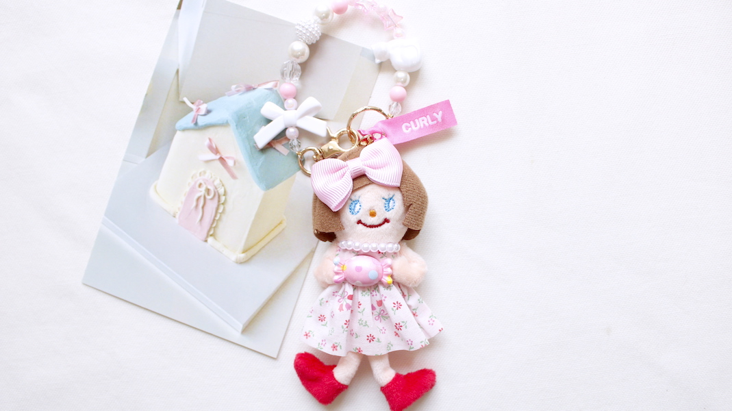 カーリーコレクションマスコットチャーム　ジュジュちゃん マスコットチャーム☆ジュジュ (帽子) - カーリーコレクション