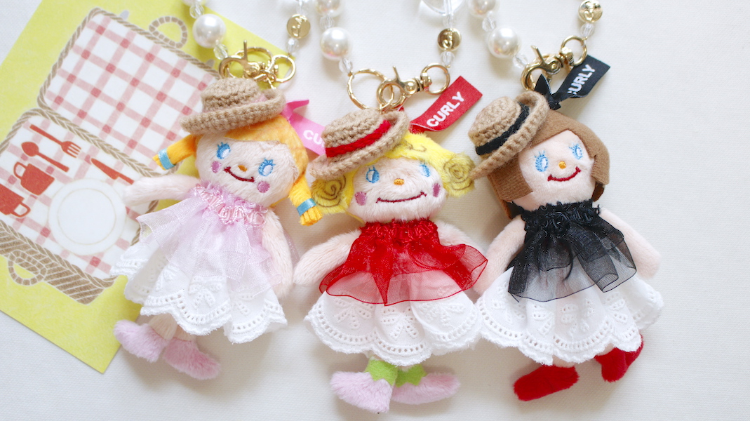 カーリーコレクション★マスコットチャーム いちごちゃん④ マスコットチャーム☆いちごちゃん(帽子) - カーリー