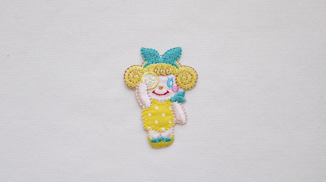 Lemon Cake☆ガールズワッペン☆レモンいちごちゃん