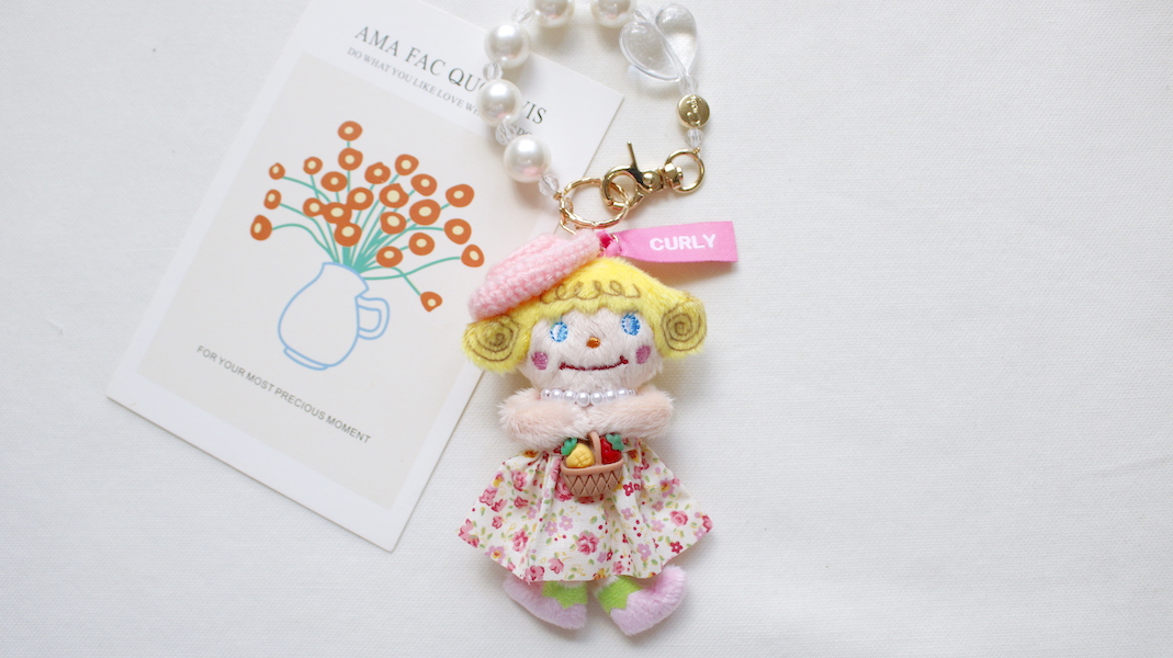 2点セットカーリーコレクション　マスコットチャーム　ピピちゃん NEW♡マスコットチャーム - カーリーコレクション