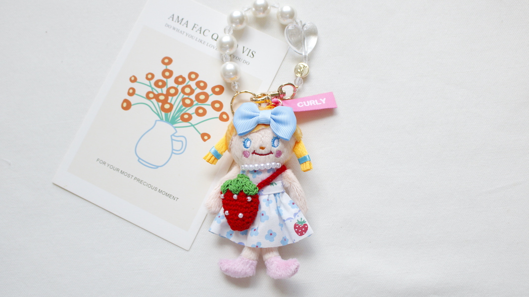 カーリーコレクションマスコットチャーム　ピピちゃん マスコットチャーム☆ピピ (帽子) - カーリーコレクション Curly