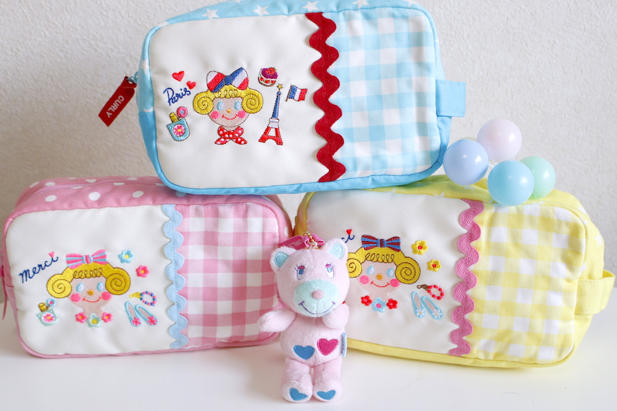 Curly Collection ポーチ 3点セット POUCH♡ - カーリーコレクション Curly Collection