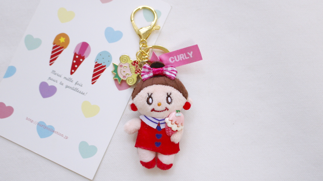 ミニマスコットチャーム☆miniエヴィ x アイス(ピンク)