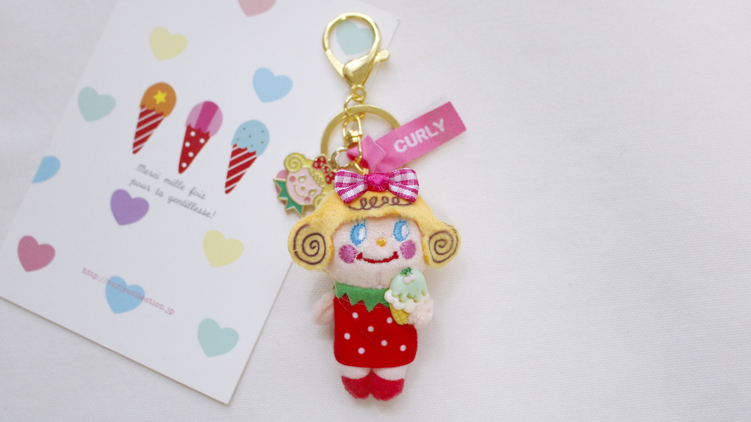 ミニマスコットチャーム☆miniいちごちゃん x アイス(ミント)