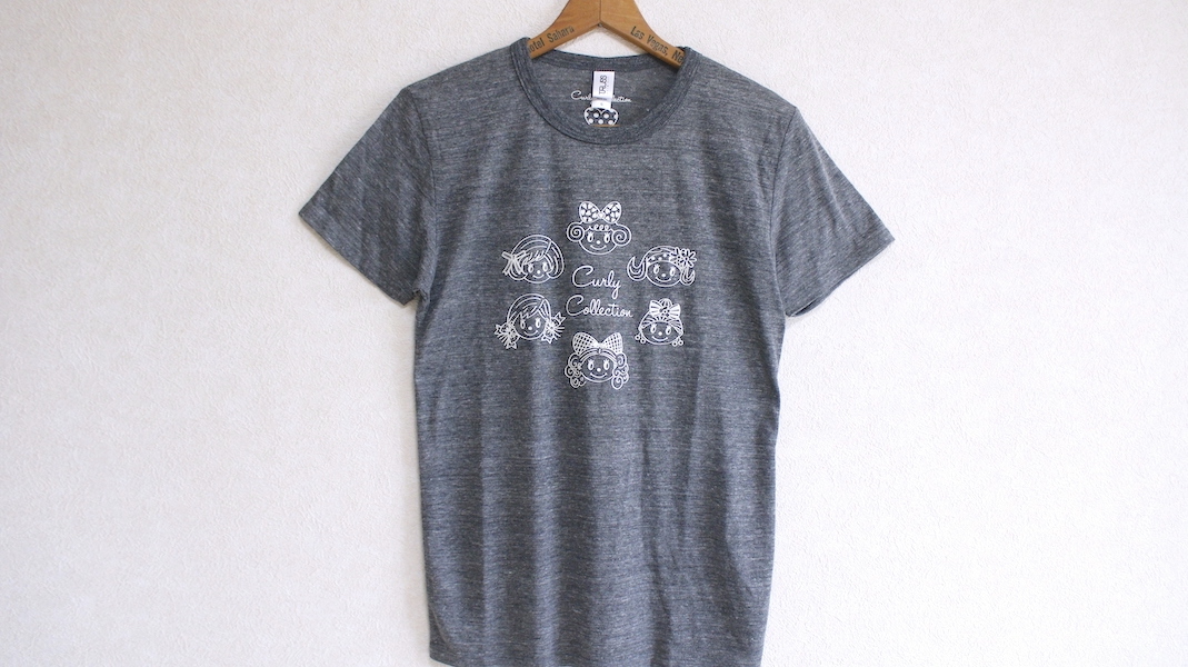 オリジナルTシャツ☆カーリーガールズ x ヘザーブラック