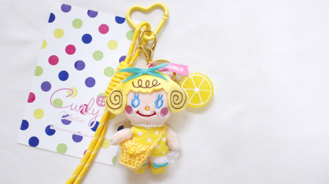 Lemon Cake☆マスコットチャーム☆レモンいちごちゃん(ポシェット)