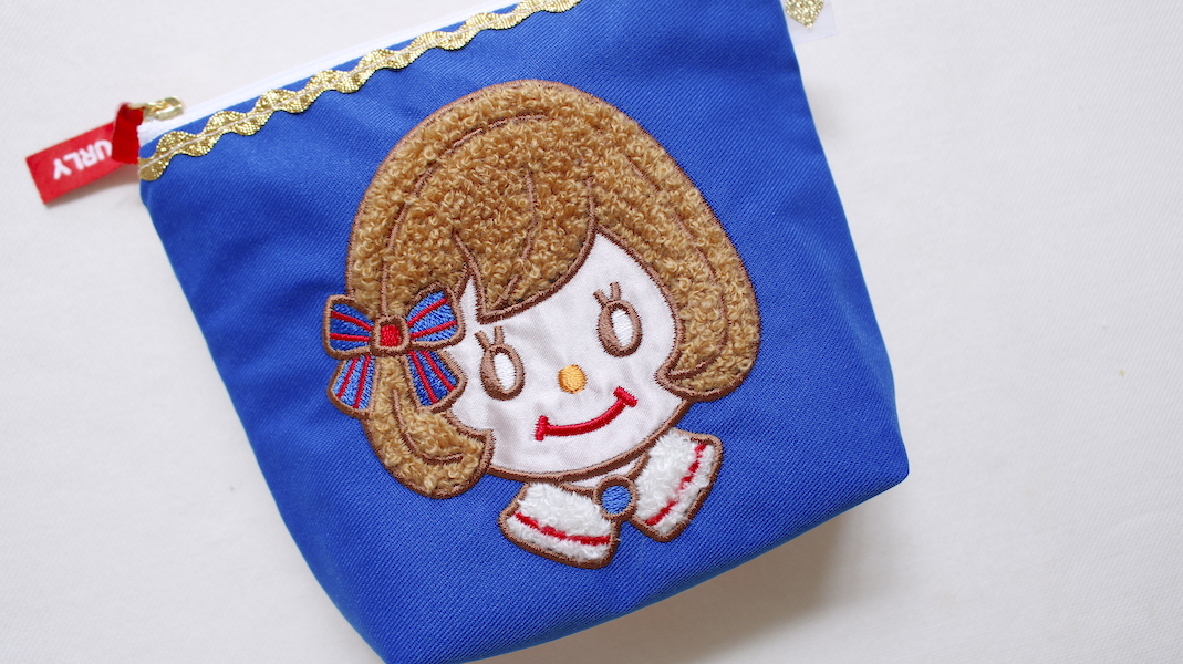 さがら刺繍ミニポーチ☆ジュジュ - カーリーコレクション Curly