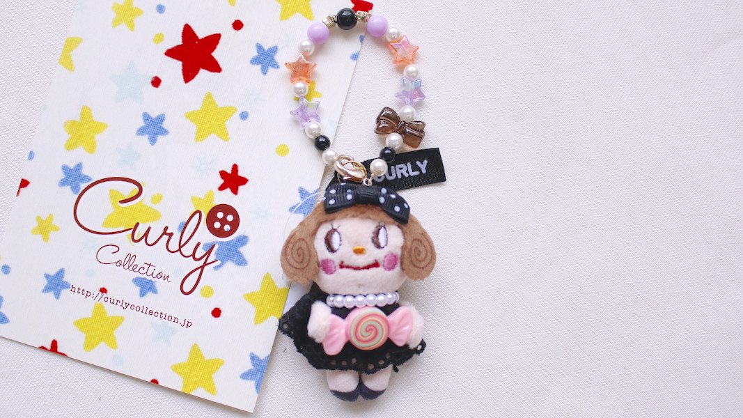 ミニマスコットチャーム☆miniいちごちゃん x キャンディ(ピンク)