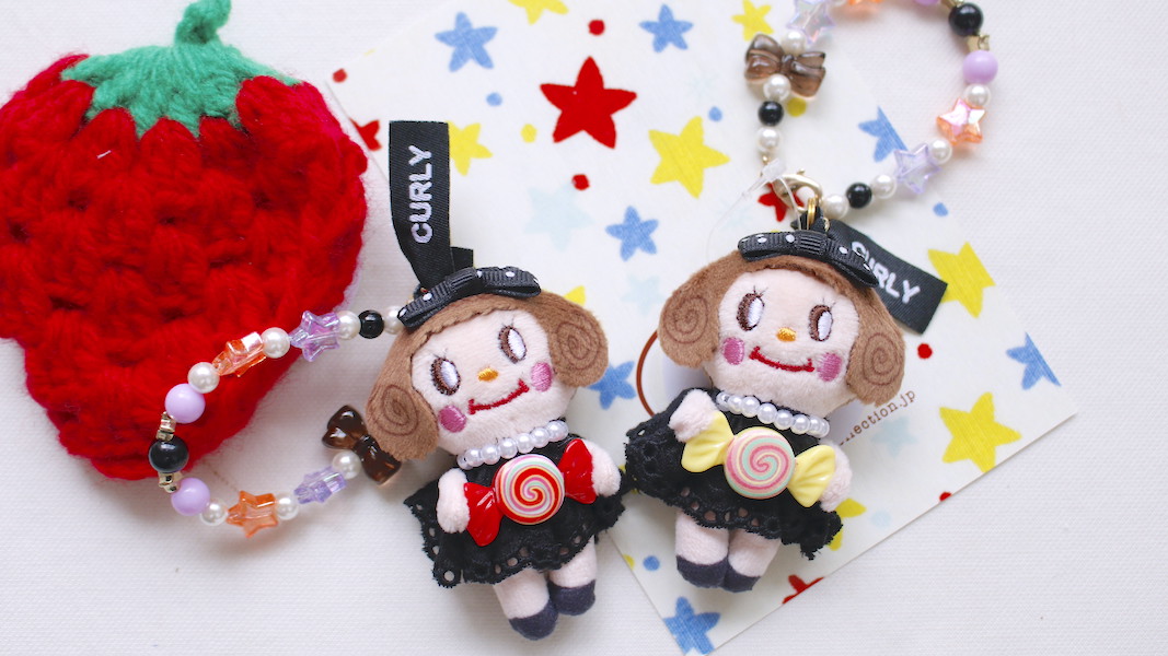 ミニマスコットチャーム☆miniいちごちゃん x キャンディ(レッド
