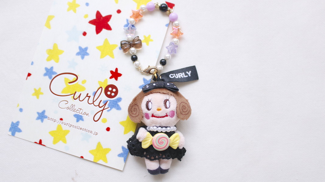 ミニマスコットチャーム☆miniいちごちゃん x キャンディ(イエロー)