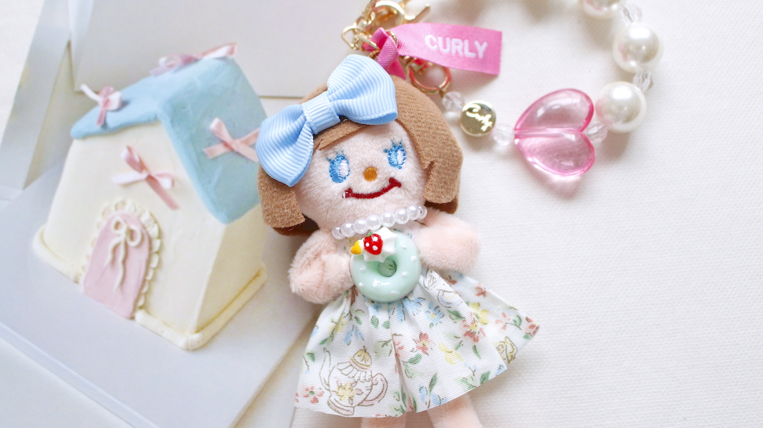 カーリーコレクションマスコットチャーム　ジュジュちゃん 新作登場♡JUJUちゃんのマスコットチャーム - カーリーコレクション