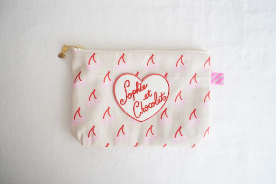 Sophie et Chocolat☆Pouch-L/クリームCherry