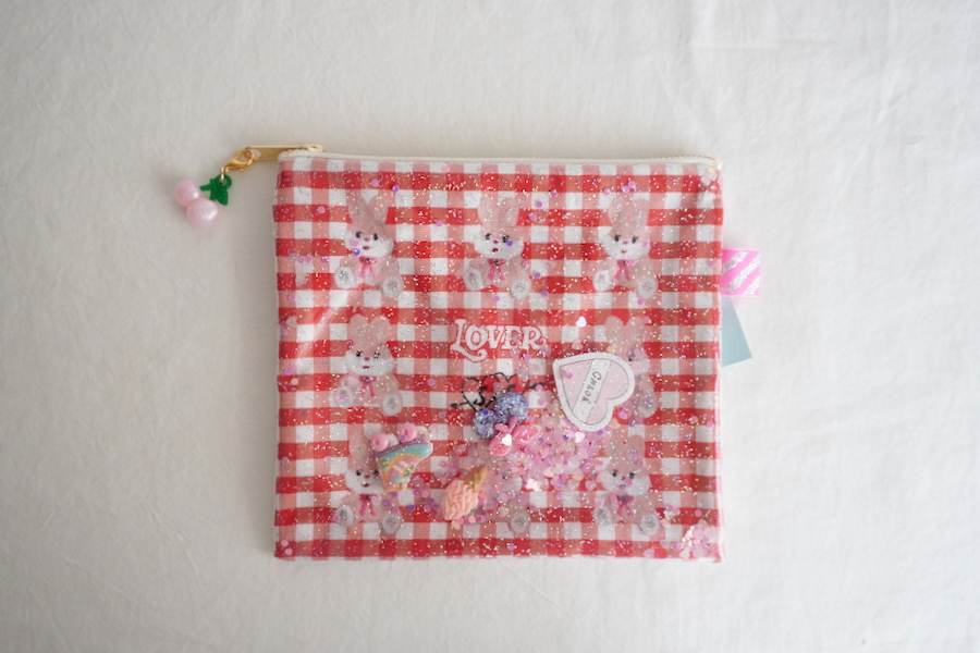 Sophie et Chocolat☆Tinyシェイクポーチ/Yeees!Bunny x Red