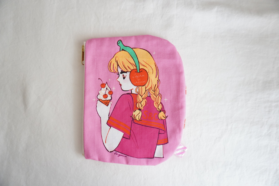 Sophie et Chocolat☆ POUCH/GIRL x Cherry