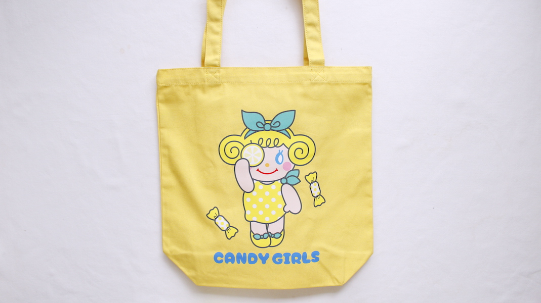 Candy Girls☆プリントバッグ(M)☆レモン x いちごちゃん