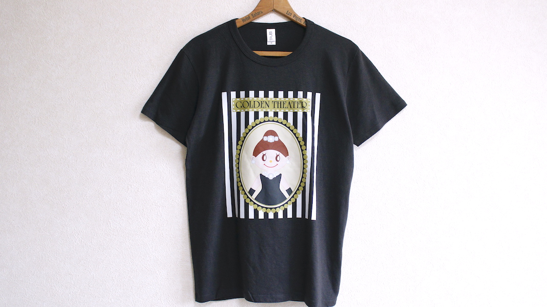 GT☆オリジナルTシャツ☆エヴィ/ブラック