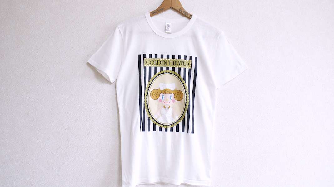 GT☆オリジナルTシャツ☆いちごちゃん/ホワイト