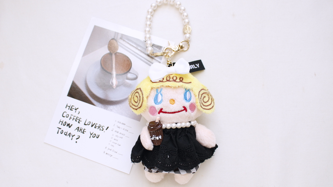 いちごちゃんぬいぐるみチャーム☆コーヒー