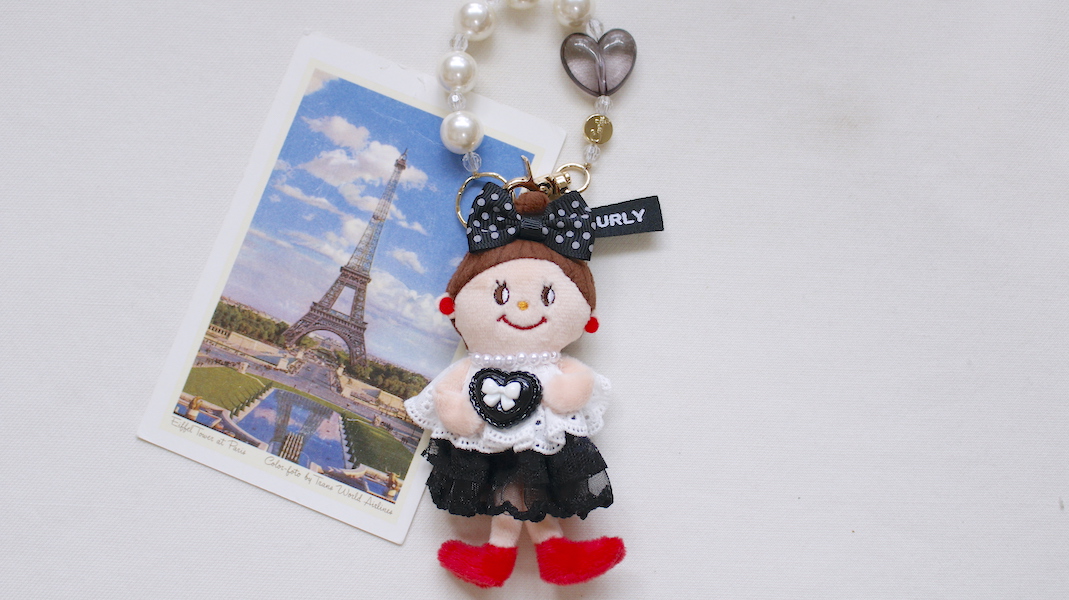 マスコットチャーム☆エヴィ x ハート(ブラック)