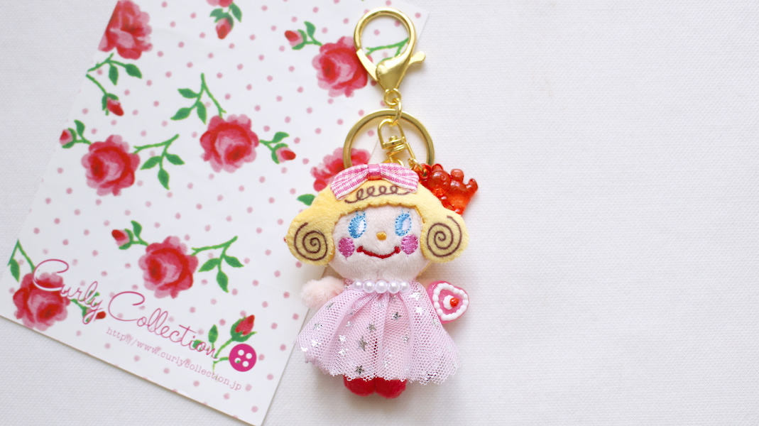 ミニマスコットチャーム☆miniいちごちゃん/ピンク