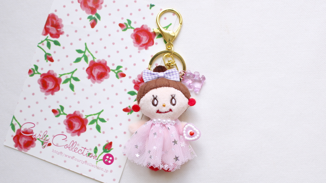 ミニマスコットチャーム☆miniエヴィ/ピンク