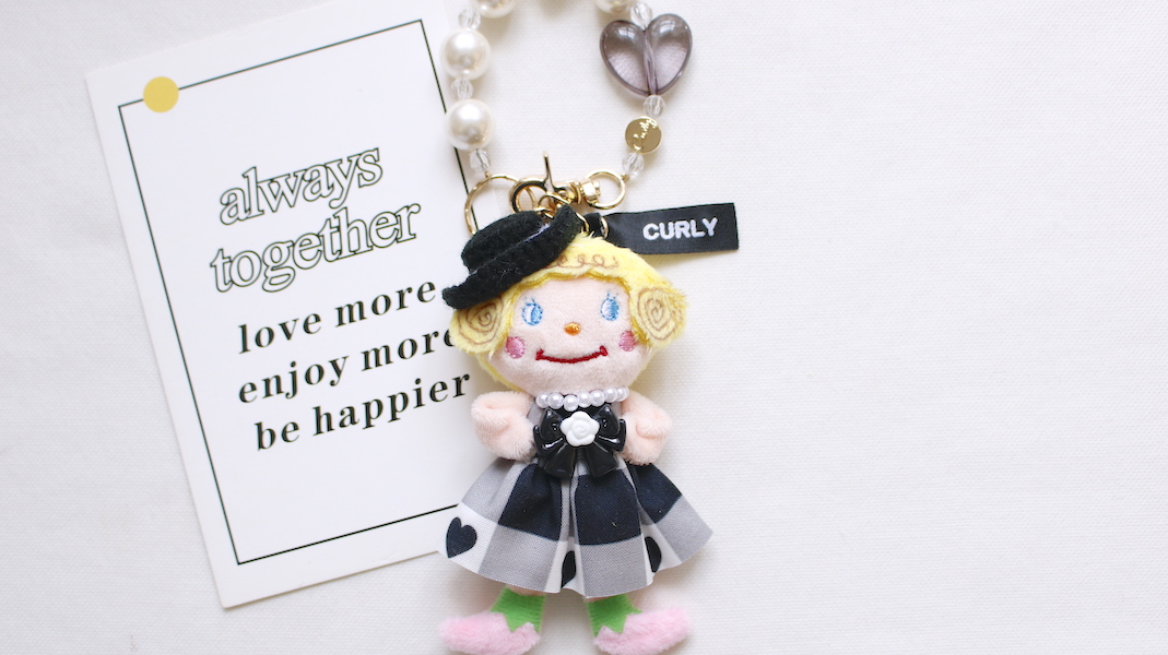 マスコットチャーム☆いちごちゃん(帽子)