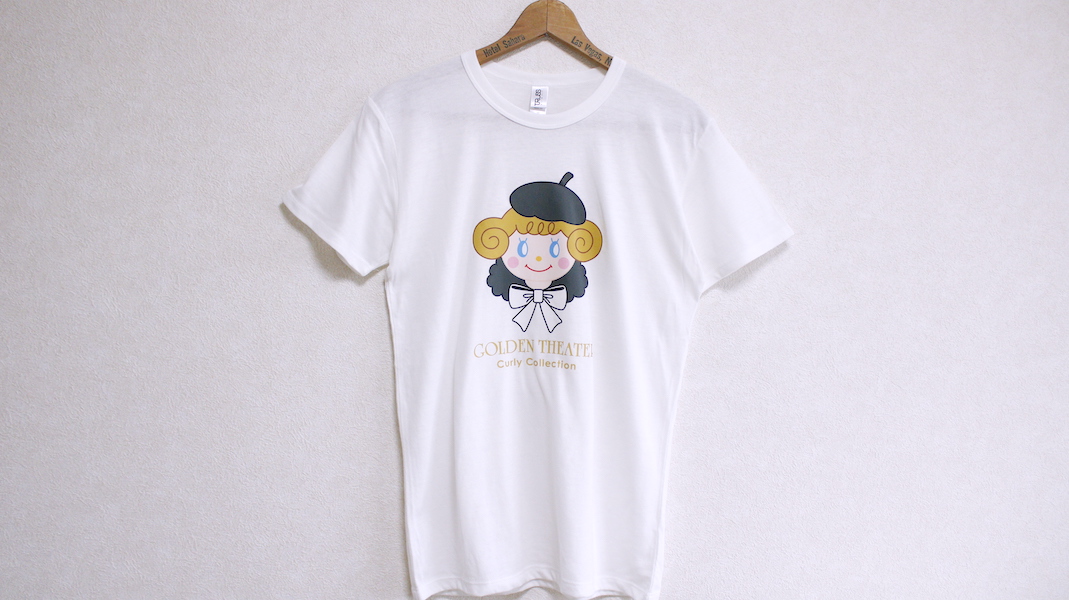 GT☆オリジナルTシャツ☆いちごちゃん(ベレー帽)/ホワイト