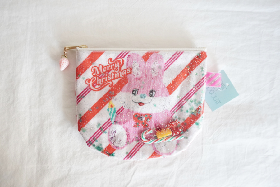 Sophie et Chocolat☆Xmas Round Pouch/Yeees!Bunny