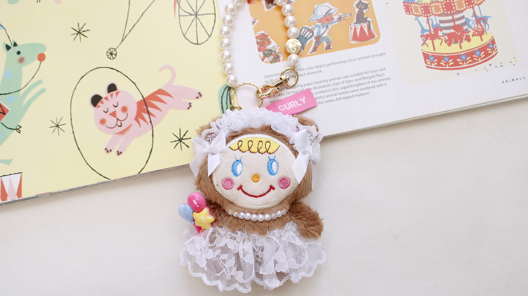 着ぐるみマスコットチャーム☆ベアいちごちゃん x ヘッドドレス