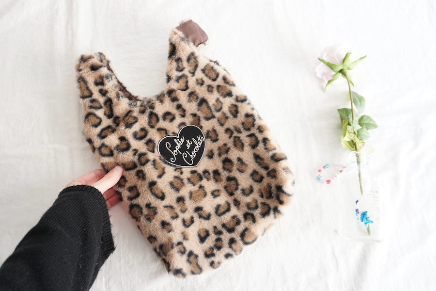 Sophie et Chocolat☆ FUR MINI BAG/Leopard - カーリーコレクション