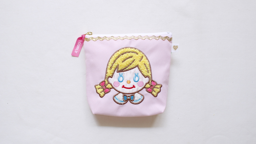 さがら刺繍ミニポーチ☆ピピ