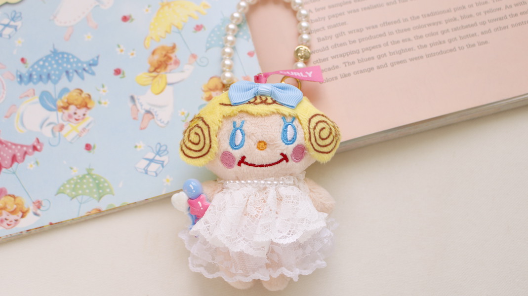 いちごちゃんぬいぐるみチャーム☆バルーン(ブルー)