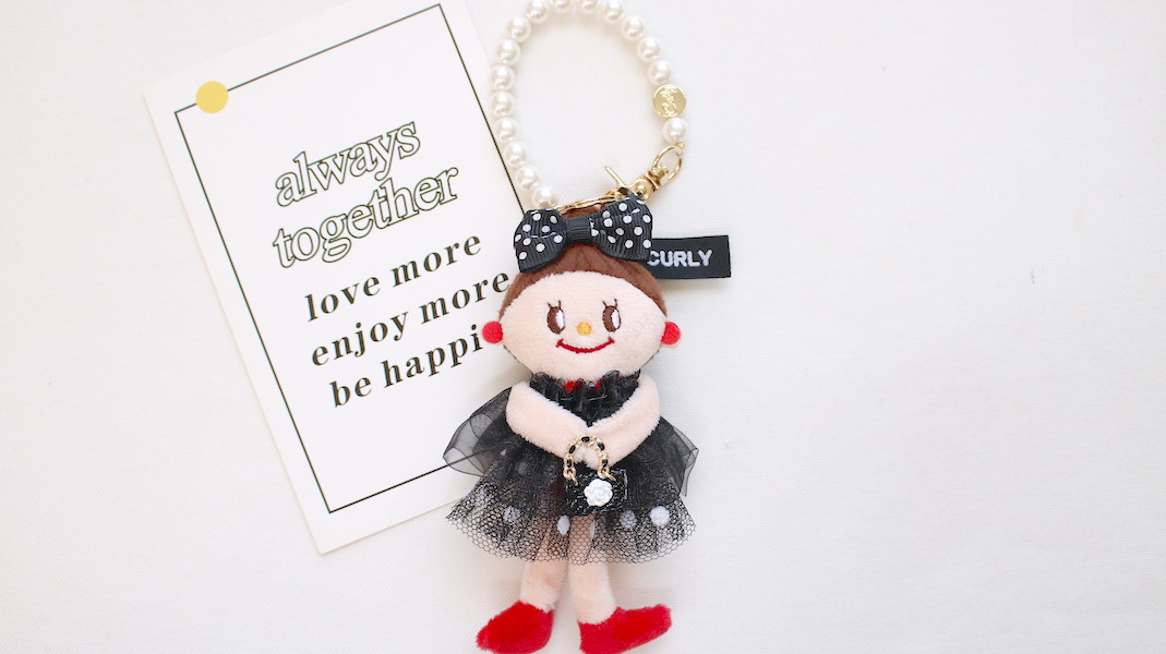 マスコットチャーム☆エヴィ x バッグ