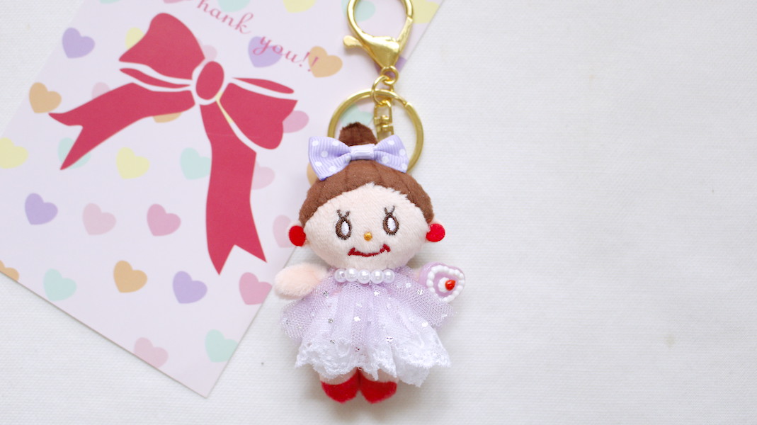 ミニマスコットチャーム☆miniエヴィ(パープル)