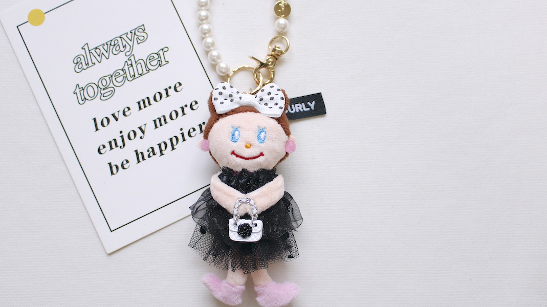 マスコットチャーム☆メグ x バッグ