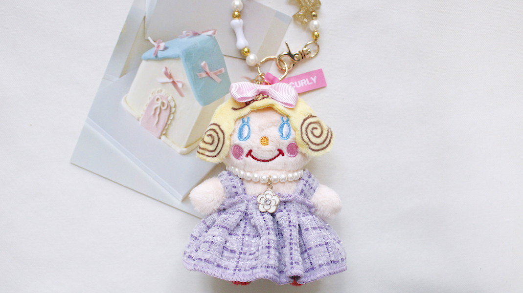 お座りいちごちゃんチャーム☆パープル