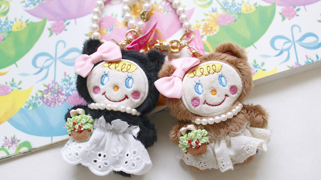 着ぐるみマスコットチャーム☆ベアいちごちゃん x バスケット