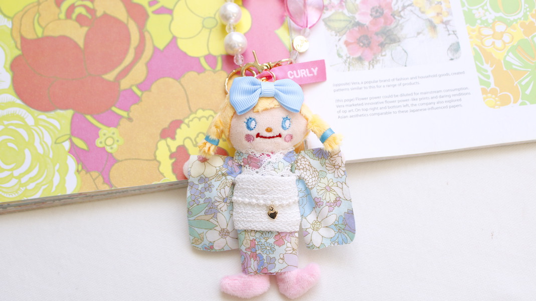 マスコットチャーム☆ピピ x 着物