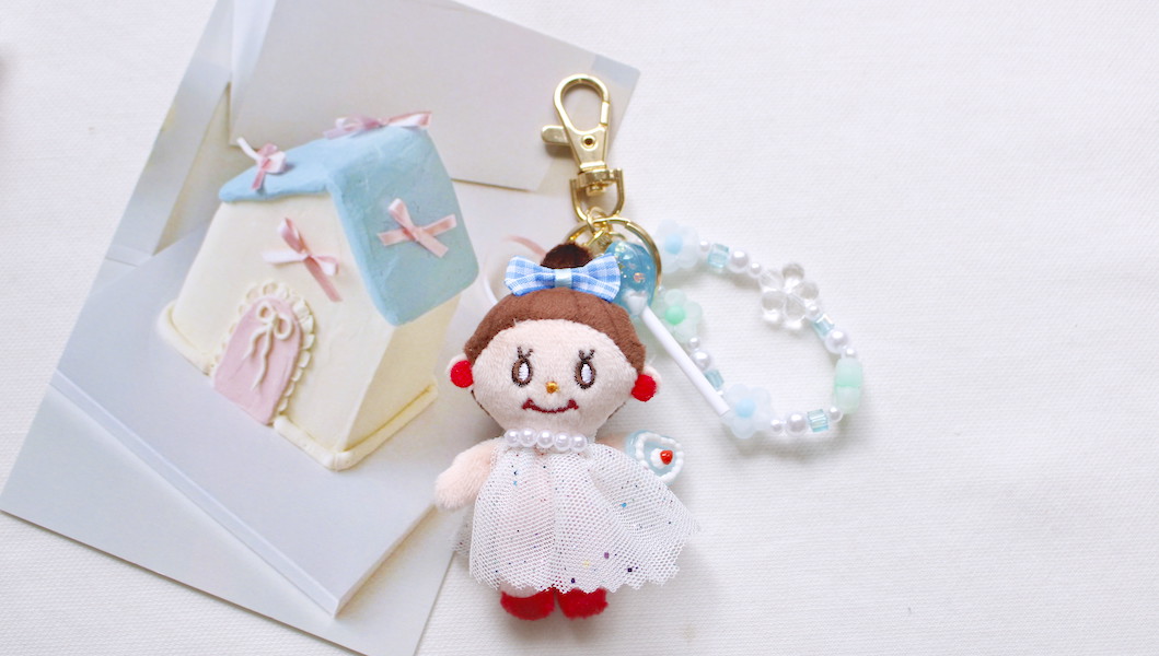 ミニマスコットチャーム☆miniエヴィ/キャンディ(ブルー)