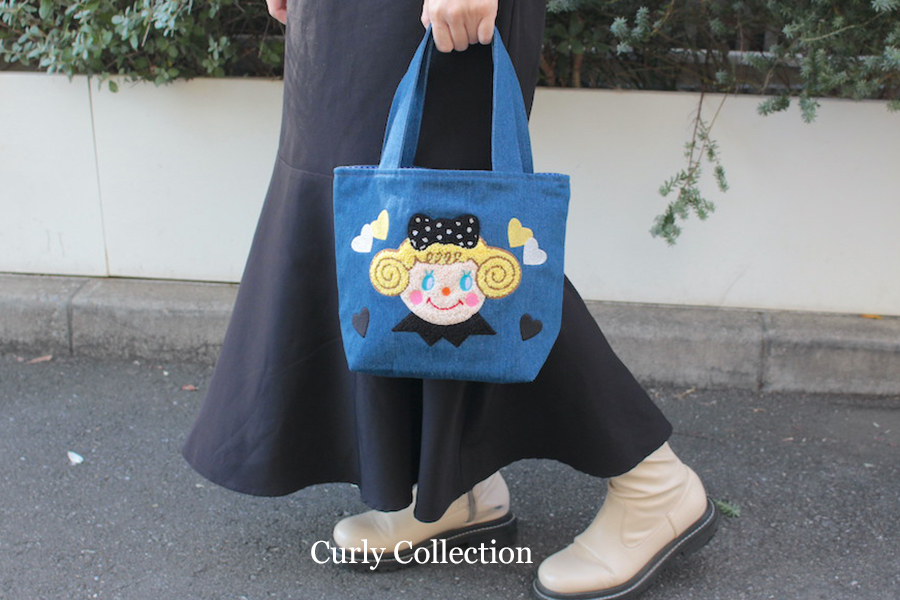 再入荷♡いちごちゃんのデニムバッグ - カーリーコレクション